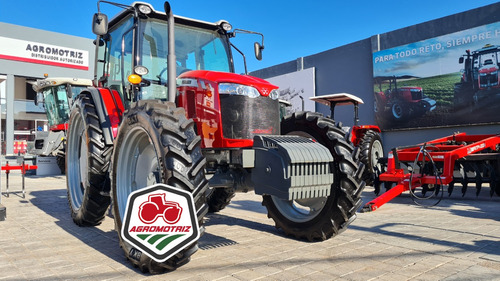 Tractor Agrícola De 122hp Alto Despeje Cab Massey Mf6712