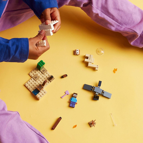 Lego Minecraft Steve's Desert Expedition - Juguete De Constr