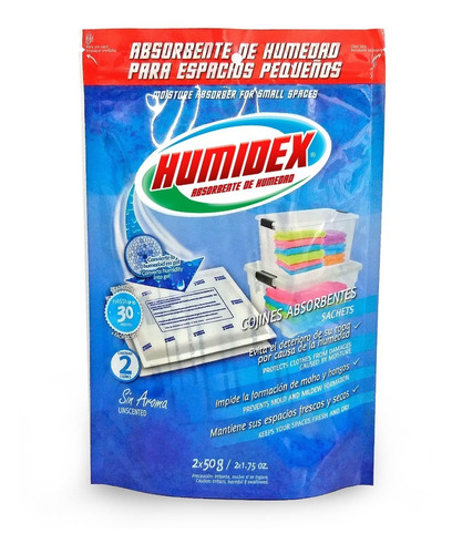 Humidex - Cojines Absorbentes Sin Aroma