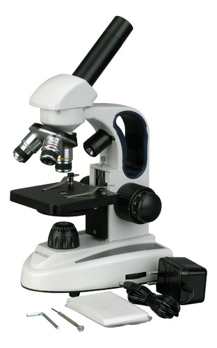 Amscope M158b-2l Cordless Monocular Microscopio Compuesto, .