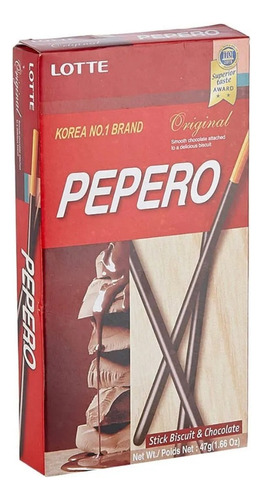 Pepero Chocolate 47gr De Corea - Kg a $287