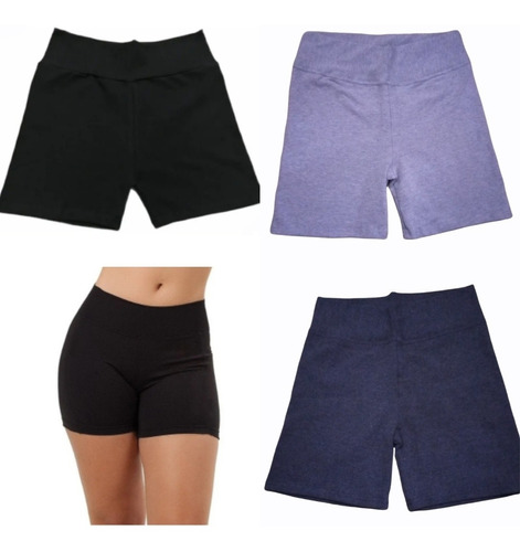 Calzas Corta Shorts / Confeccion Nacional Pack 3 Und 