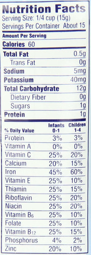 Gerber Dha Y Cereal Probiótico Un Solo Grano De Arroz Para B