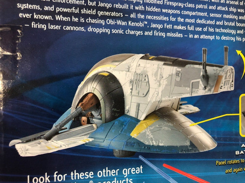 Nave Slave 1 De Jango Fett Boba Fett Mandalorian Hasbro 2002