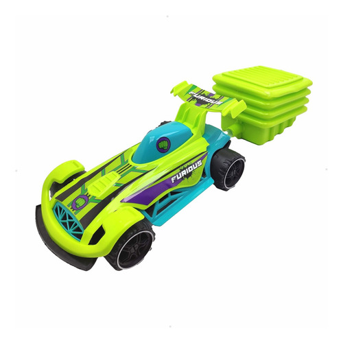 Carrinho De Brinquedo Super Carro Com Lançador Hero Machines Cor Verde