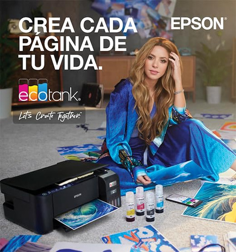 Botella De Tinta Color Negro Epson Ecofit T664 70ml