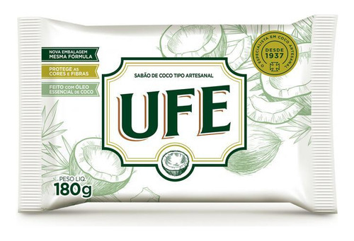 Sabao Em Pedra Coco Ufe 180g