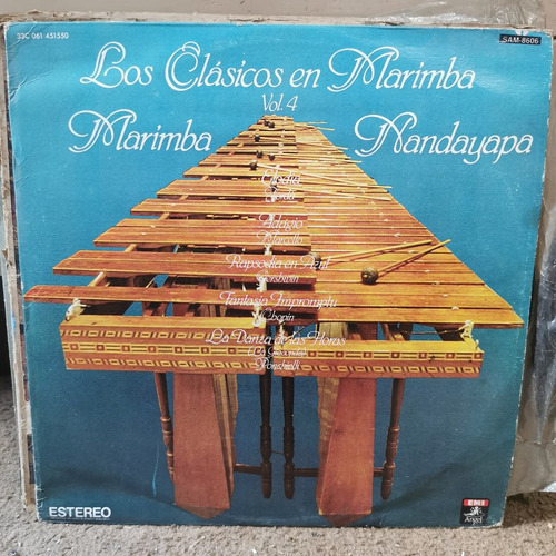 Disco Lp Marimba Nandayapa-los Clasicos En Marimba Vol.4 L (Usado)