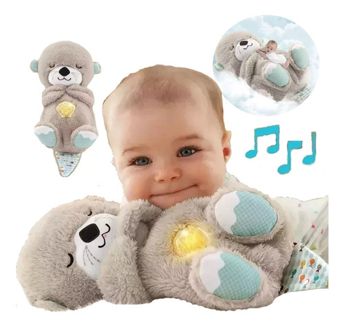 30cm Fisher-price Cute Otter Dolls Con Efectos De Sonido