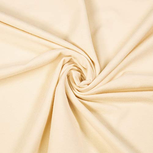 Cotton Spandex Jersey Fabric - 10 Oz, 4-way Stretch, 60...