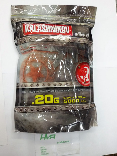 Balines 6mm Bbs 0.20gr Kalashnikov X 5000 Airsoft Tribunales