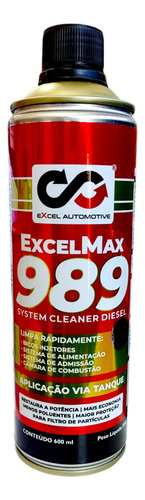 Excel Descarbonizante Max System Cleaner 989 Diesel