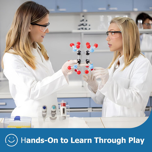 Kit De Modelo Molecular, 444 Piezas De Química Molecular Org