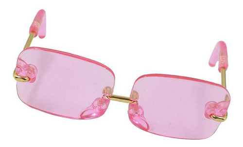 1/6 Pares De Gafas Cuadradas Transparentes Para Muñecas Blyt