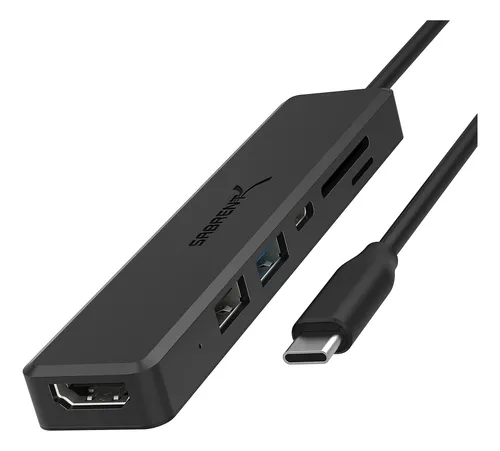 comprar Hubs De Redes Informáticas Sabrent Hb-tc6c Negro