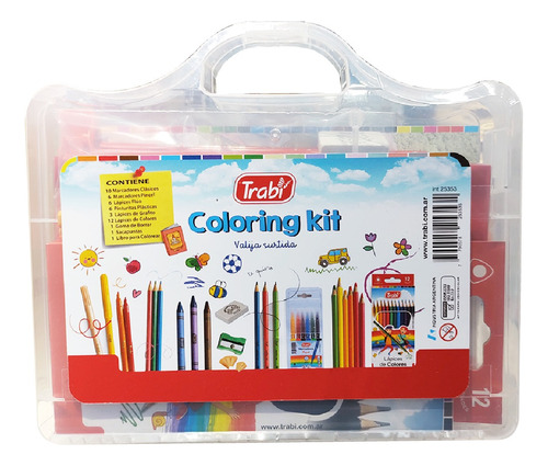 Valija Trabi Coloring Kit Escolar 