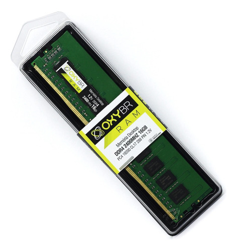 Memória Ram Ddr4 2400mhz 16gb Desktop Pc Oxybr