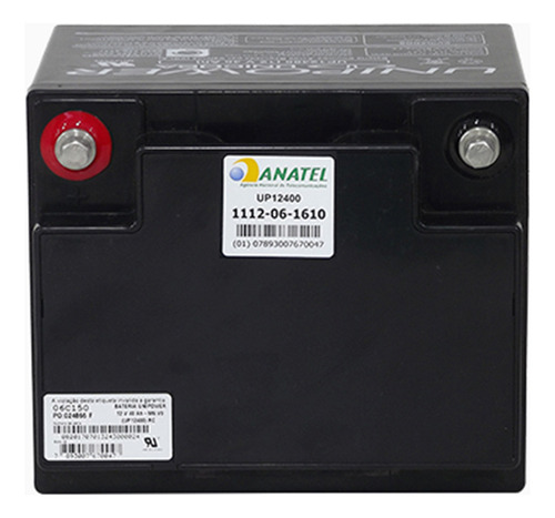 12v 40ah Unipower Vrla Agm -nobreak, Telecom, Alarme