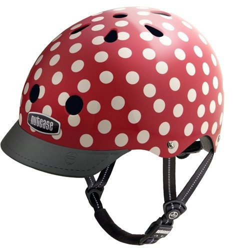 Casco Para Ciclista Nutcase Mini Dots Street Helmet Gen3 Roj