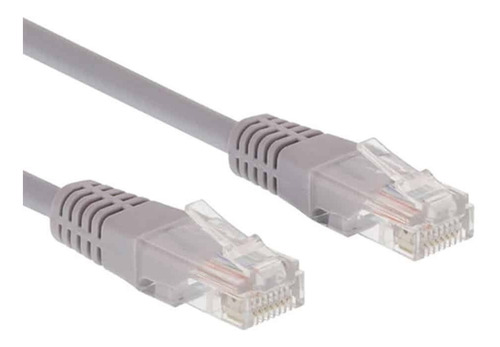 Cable De Red Patch Cord, Cat. 6 Gris Rj-45 Ulink - 5 Metros