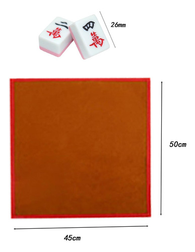 Travel Mahjong Set Mahjong Game Set 144 Azulejos Juegos Rosa