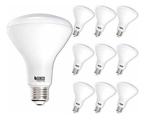 Sunco Lighting - Paquete De 10 Bombillas Led Br30 11w = 65w