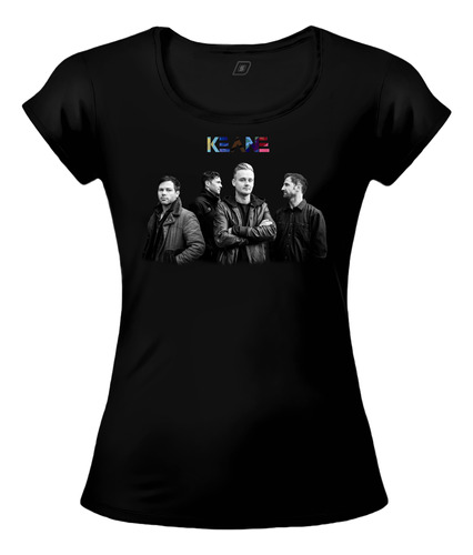 Remera Mujer Keane Rock Banda 5 Dtg Premium