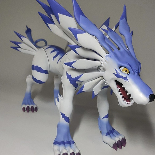 Figura Garurumon Digimon Adventure Anime Kawai 11cm 20cm