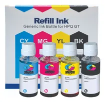 Comprar 4 Tintas Compatibles Con Hp Gt51 Gt52 Gt 5820 5810 Con Caja