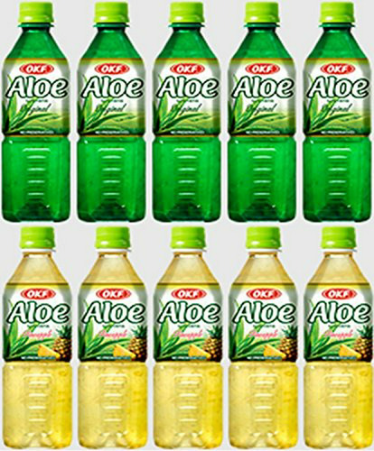 Bebida De Aloe Vera Original Y Piña 16.9 Oz (paquete De 10)