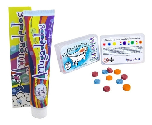 Imagen 1 de 9 de Combo Pastillas Arrugadedos + Nubes Jabon P/ Bañera Agua Ed