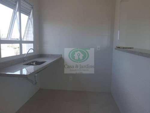Apartamento Novo - Embaré - Santos - 01 Dormitório/suíte - Varanda - Garagem Demarcada - R$400.000,00 - Ap6592