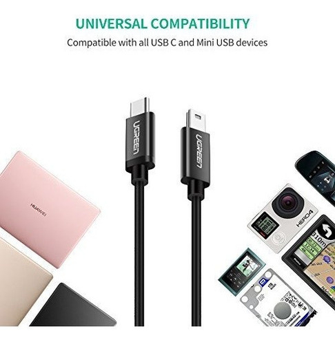 Ugreen Mini Usb A Usb C Cable Usb Tipo C A Mini Usb Cable Pa