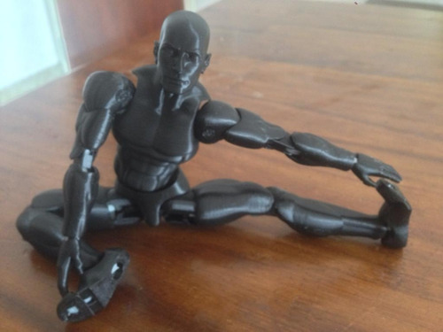 Imagen 8 de 10 de Maniquí Muñeco Articulado 24cm Para Dibujo Y Animación 3d