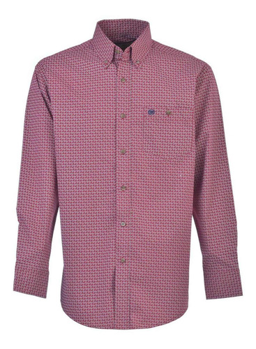 Camisa Vaquera Wrangler Hombre Manga Larga 176r