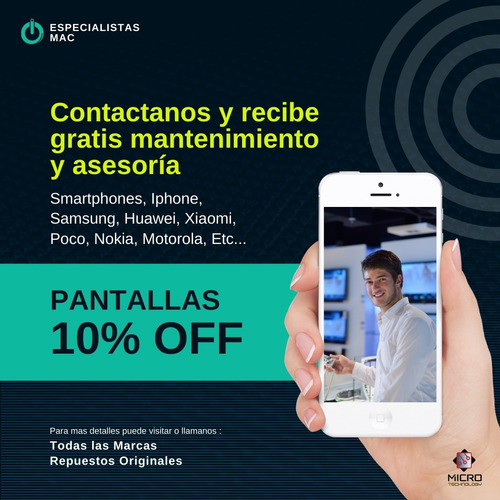 Imagen 7 de 12 de Servicio Técnico Mac Y Pc, Celulares, Tablets, Venta Etc....