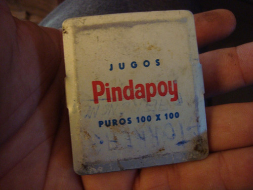 Antiguo Broche Jugos Pindapoy Propaganda Publicidad