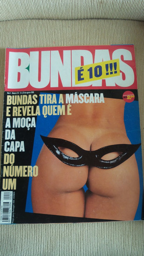 Revista Bundas Nº 10 De Agosto 1999 - Raridade