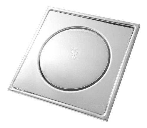 Ralo Click Quadrado 15x15 6 Polegadas Com Porta Grelhas 8017