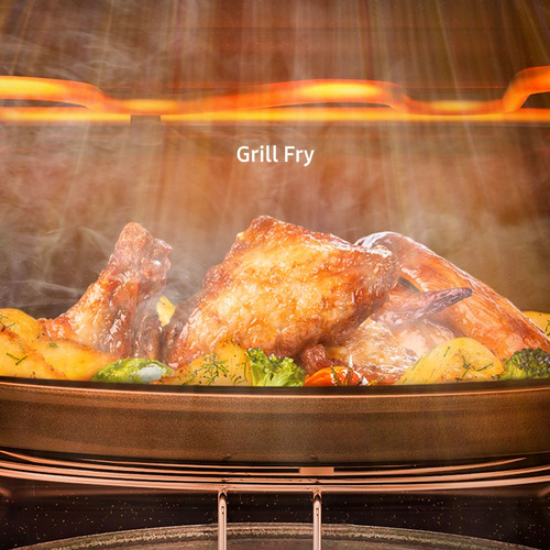 Microondas Samsung Mg30t5019cg Grill Fry 30l Gris 1400w