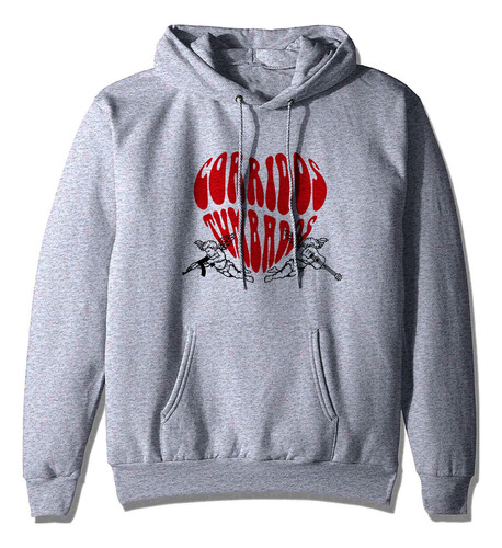 Sudadera Corazon Letras Corridos Tumbados Guitarra Angeles 