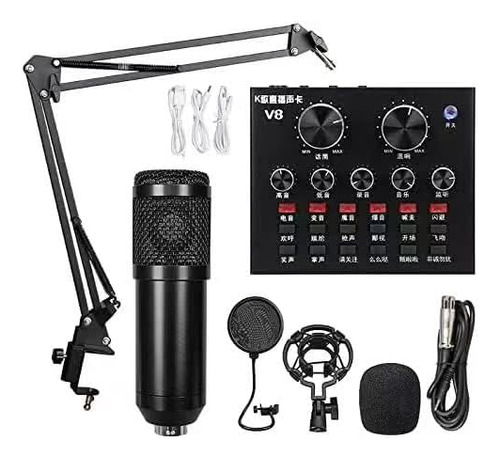 N-s Podcast Equipment Bundle Kit De Microfono De Condensa...