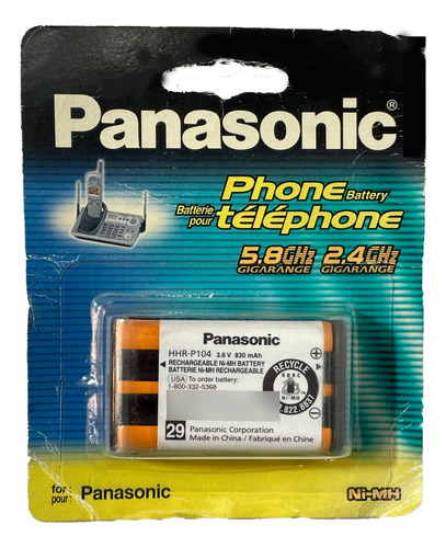 Pila Batería Panasonic Ni-mh Para Telefono 