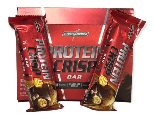 Cx/12 Protein Crisp Bar Barra De Proteina Trufa De Maracujá