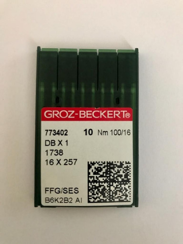 Aguja De Máquina De Coser Industrial Groz-beckert® 100/16 Db