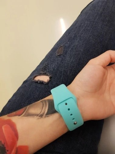 Correa Deportiva Lisa Para Amazfit Bip S Lite Turquesa 2 Cm Ml