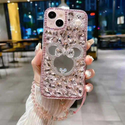 Funda Diamond Bear Mirror For Samsung S24/a05s
