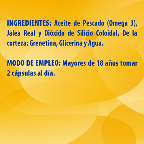 Jalea Real + Omega 3 | 160 Softgels | Suplemento Natural para Energia y Vitalidad | Maklen