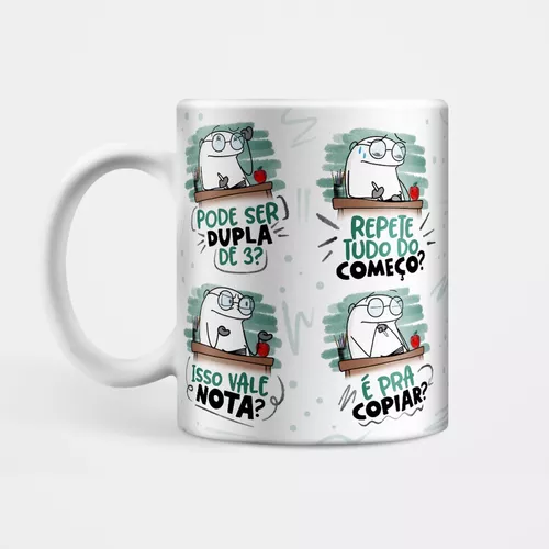 Caneca Xícara Flork Meme Frases Engraçadas/promoção