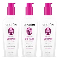 Comprar Crema Para Peinar Opción Bb Hair Acción Múltiple 225 Ml X 3